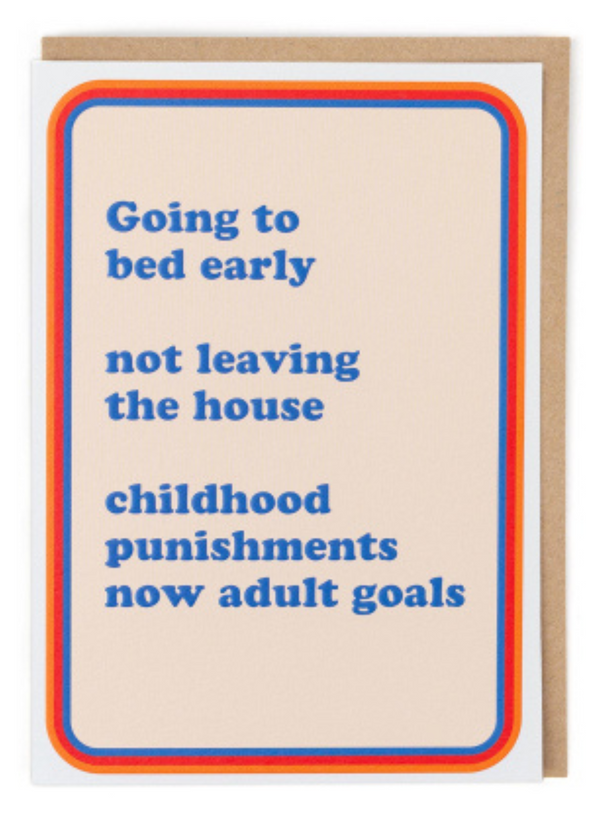 Adult Goals Card