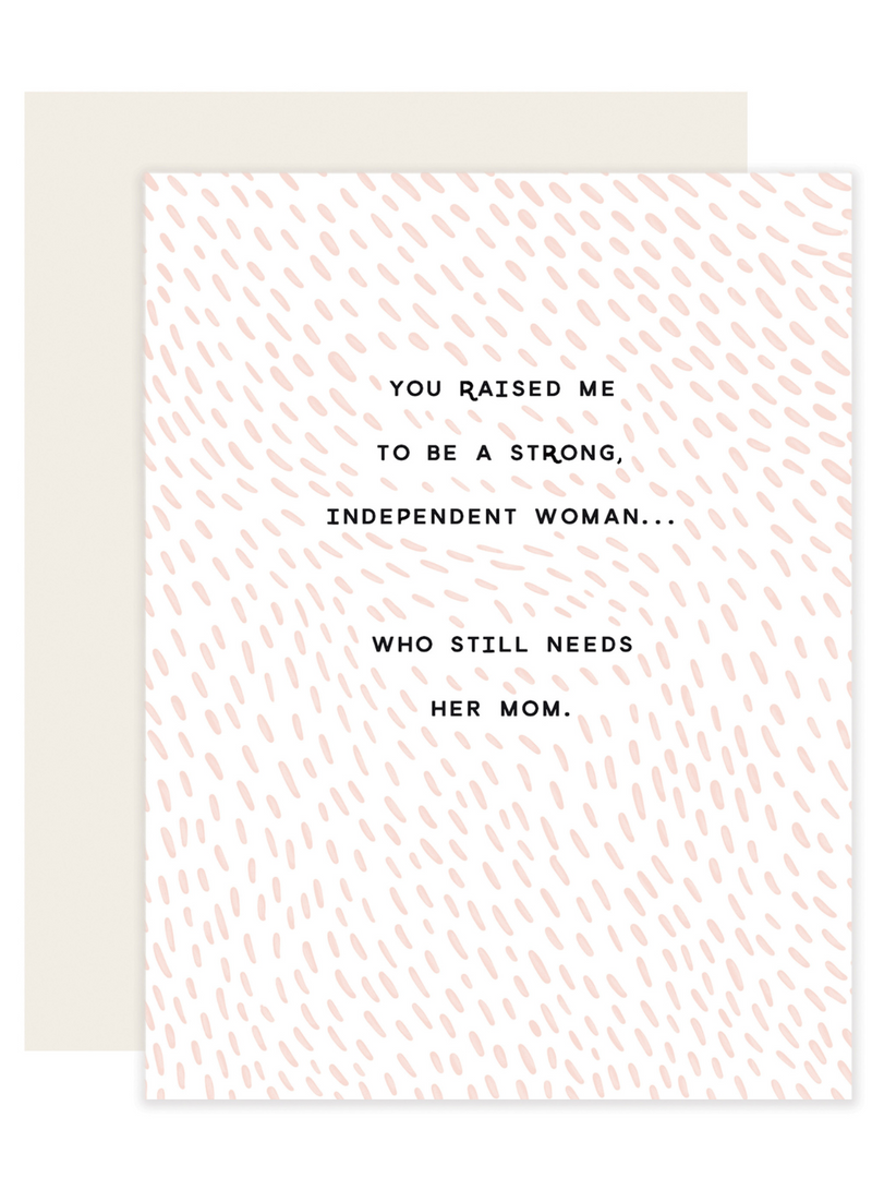 Independent Woman Card