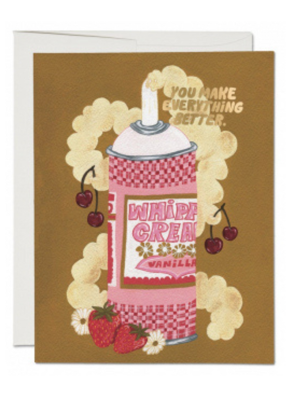 Whipped Cream Card