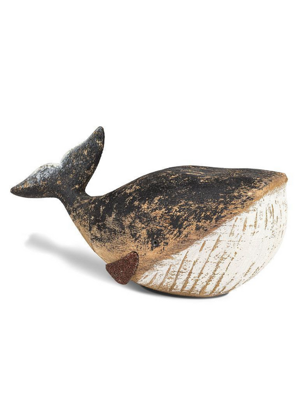Black Carved Whale
