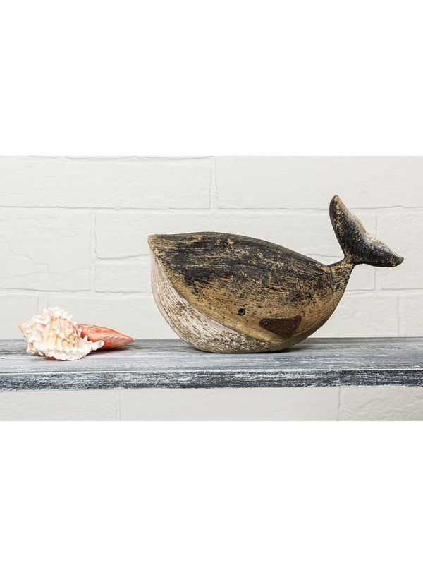 Black Carved Whale