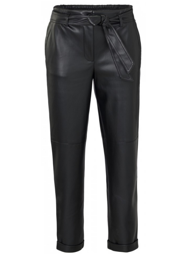 Pleather Pants with Belt