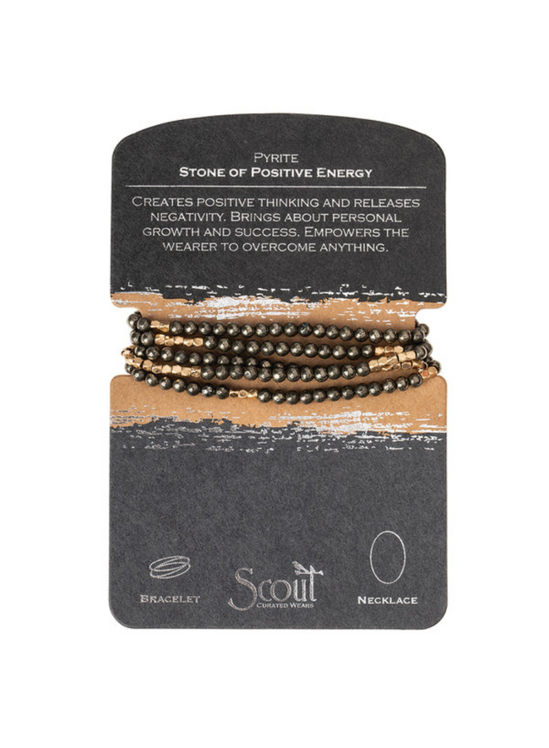 Stone Wrap Bracelet/Necklace