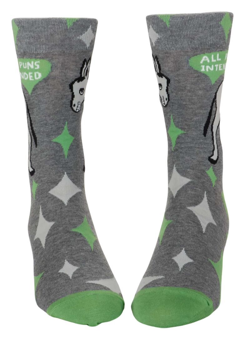 All Puns Intended Men's Socks
