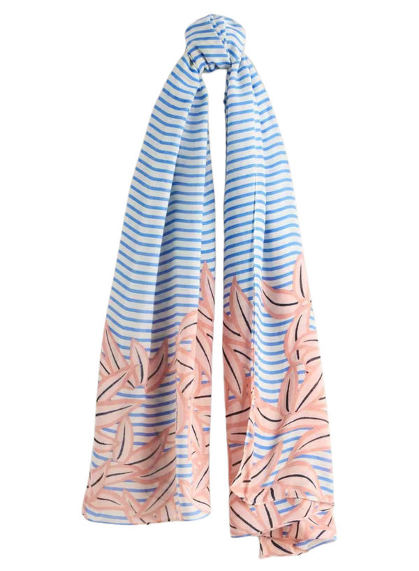 Suki Leaf Print Scarf