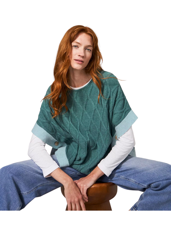Fern Knitted Poncho