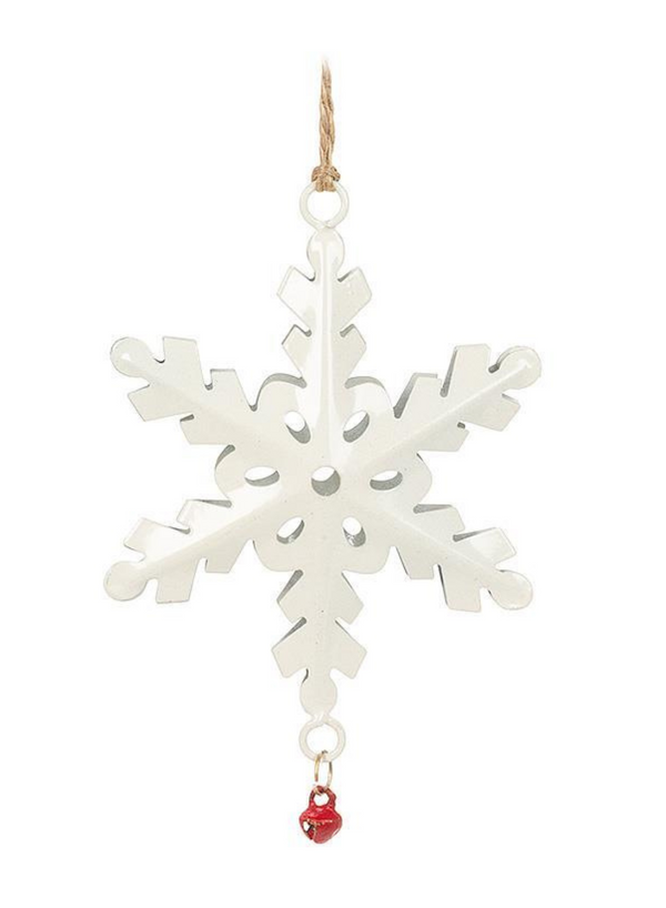 Snowflake Ornament with Bell