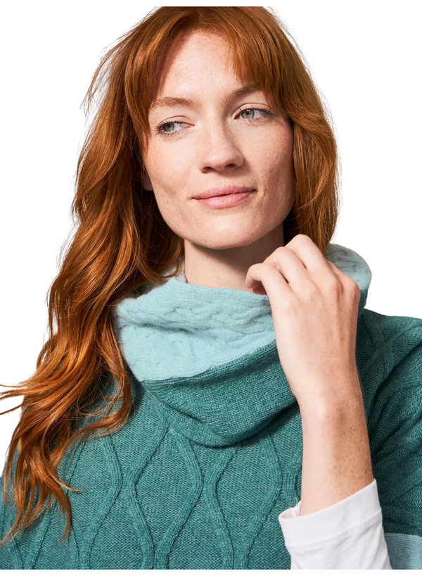 Fern Knitted Poncho