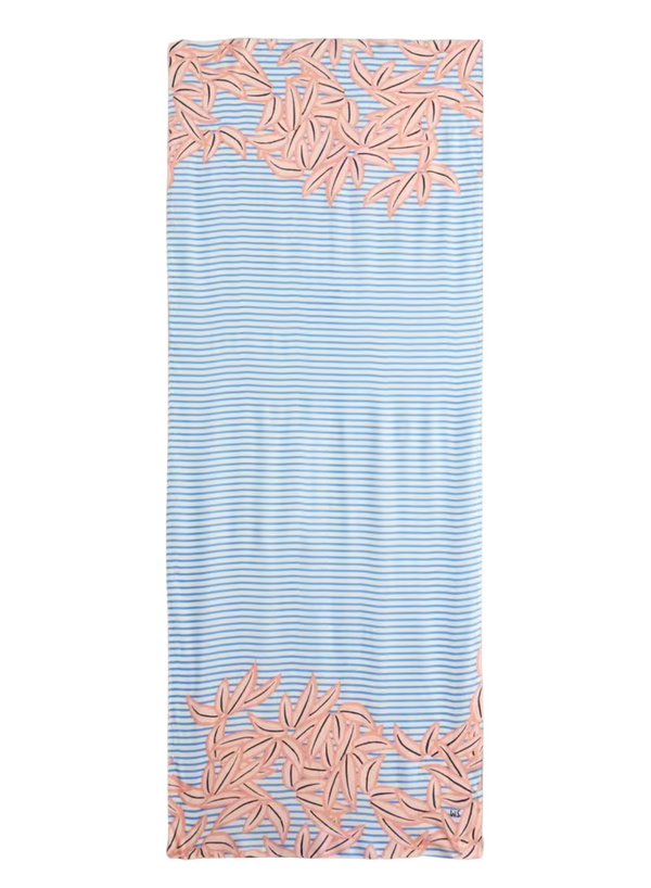 Suki Leaf Print Scarf