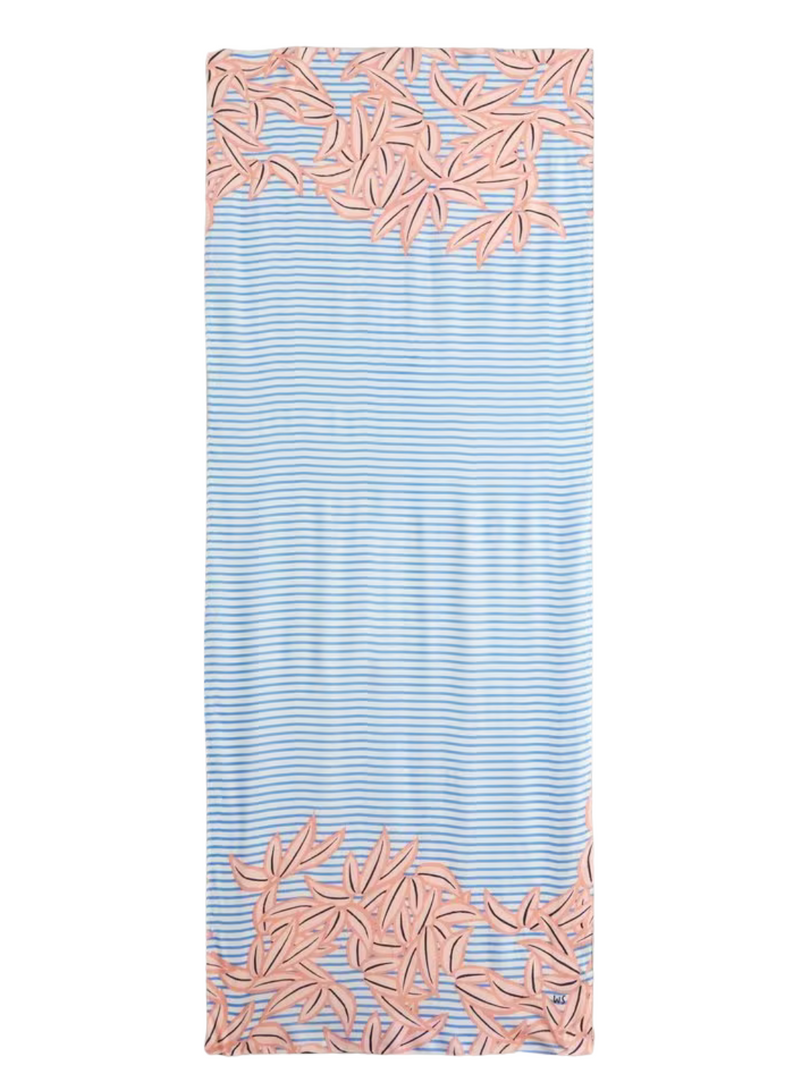 Suki Leaf Print Scarf