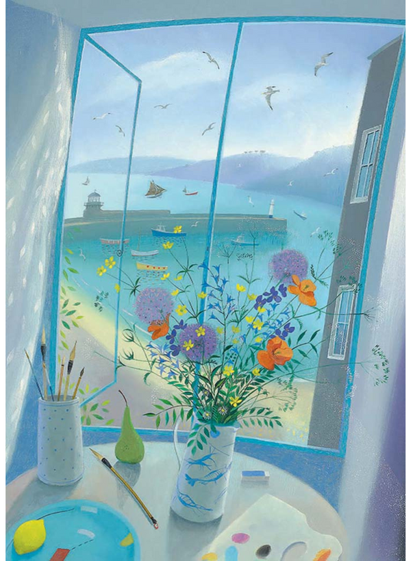 Window In St Ives Card