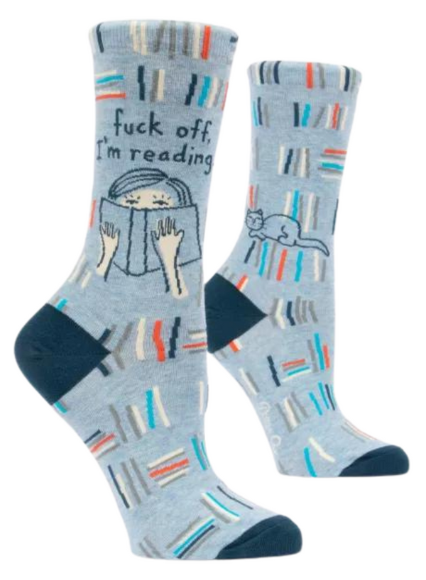 Fuck Off, I'm Reading Crew Socks