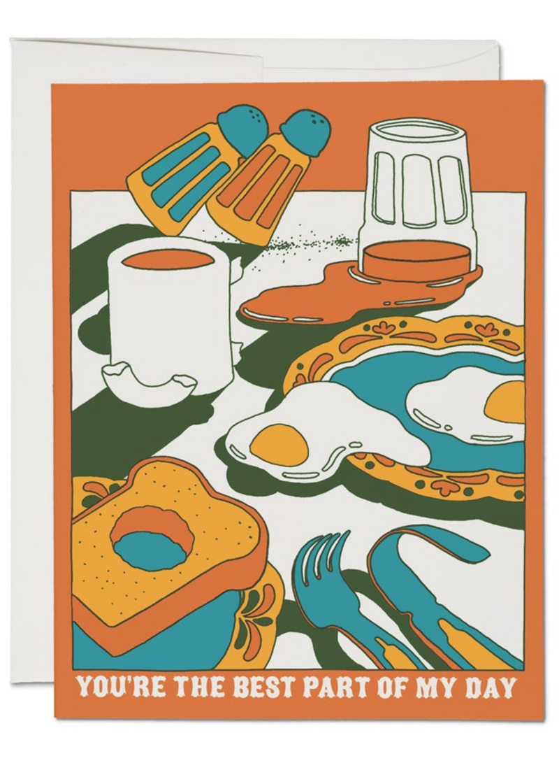 Breakfast Love Card