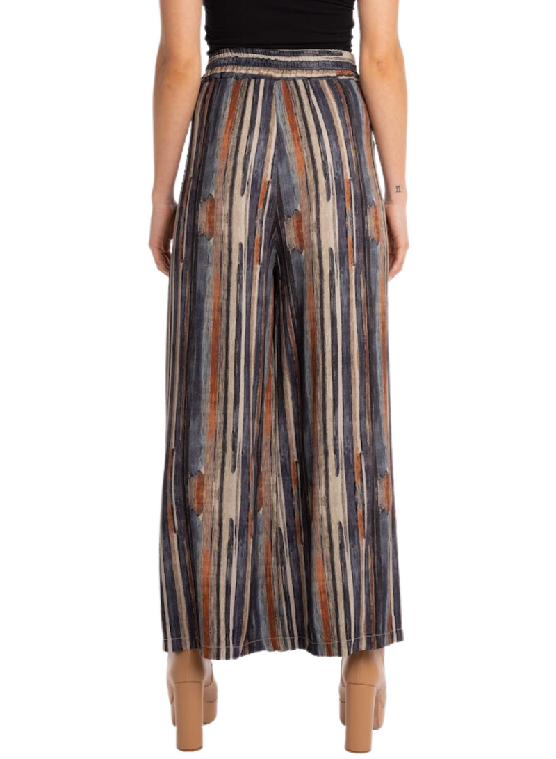 Stripe Wide Leg Pant