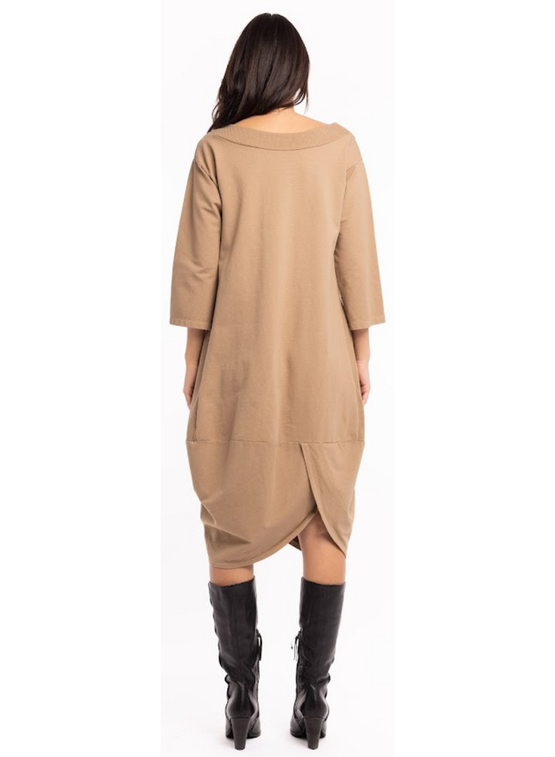 Blouson Hem Dress