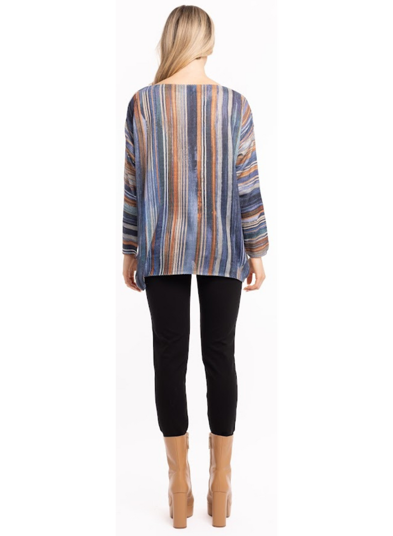 Striped Printed Top