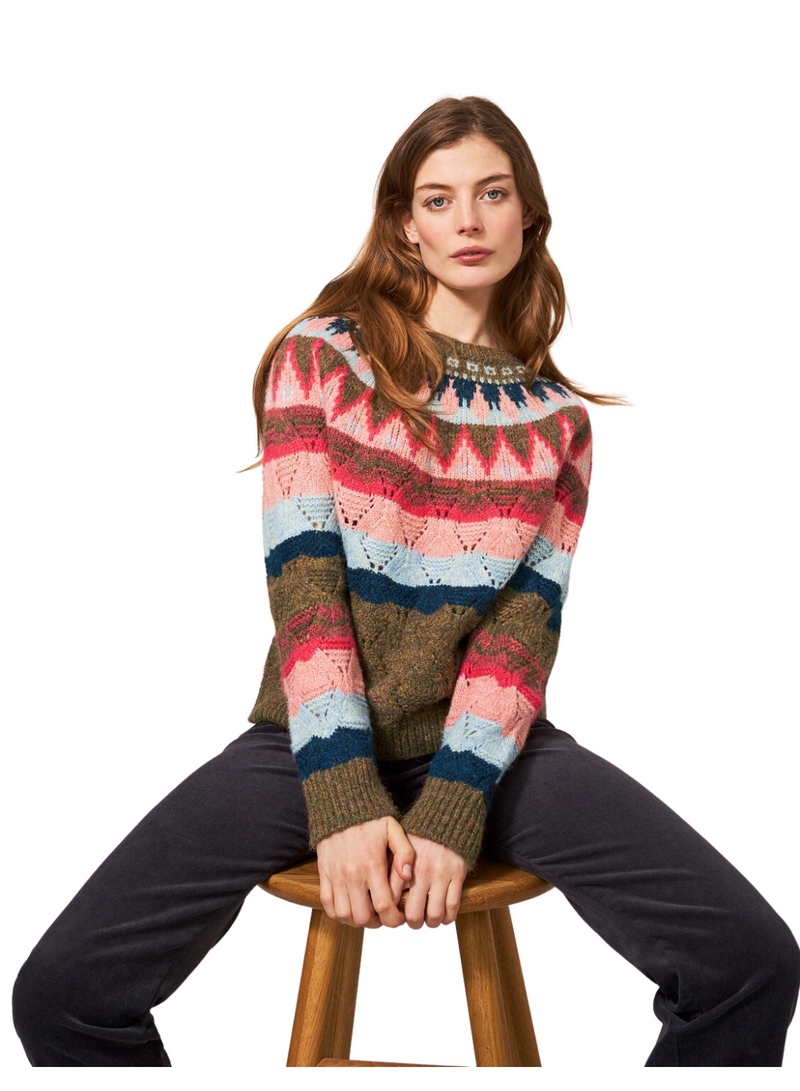 Yoke Pattern Sweater