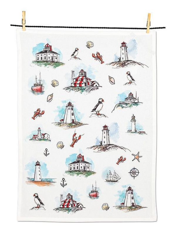 Lighthouse & Coastal Kitchen Towel