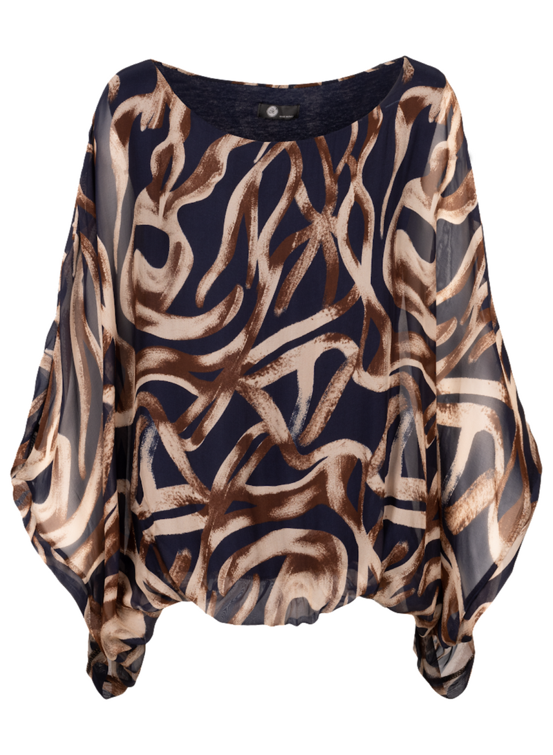 Silky Pattern Tunic