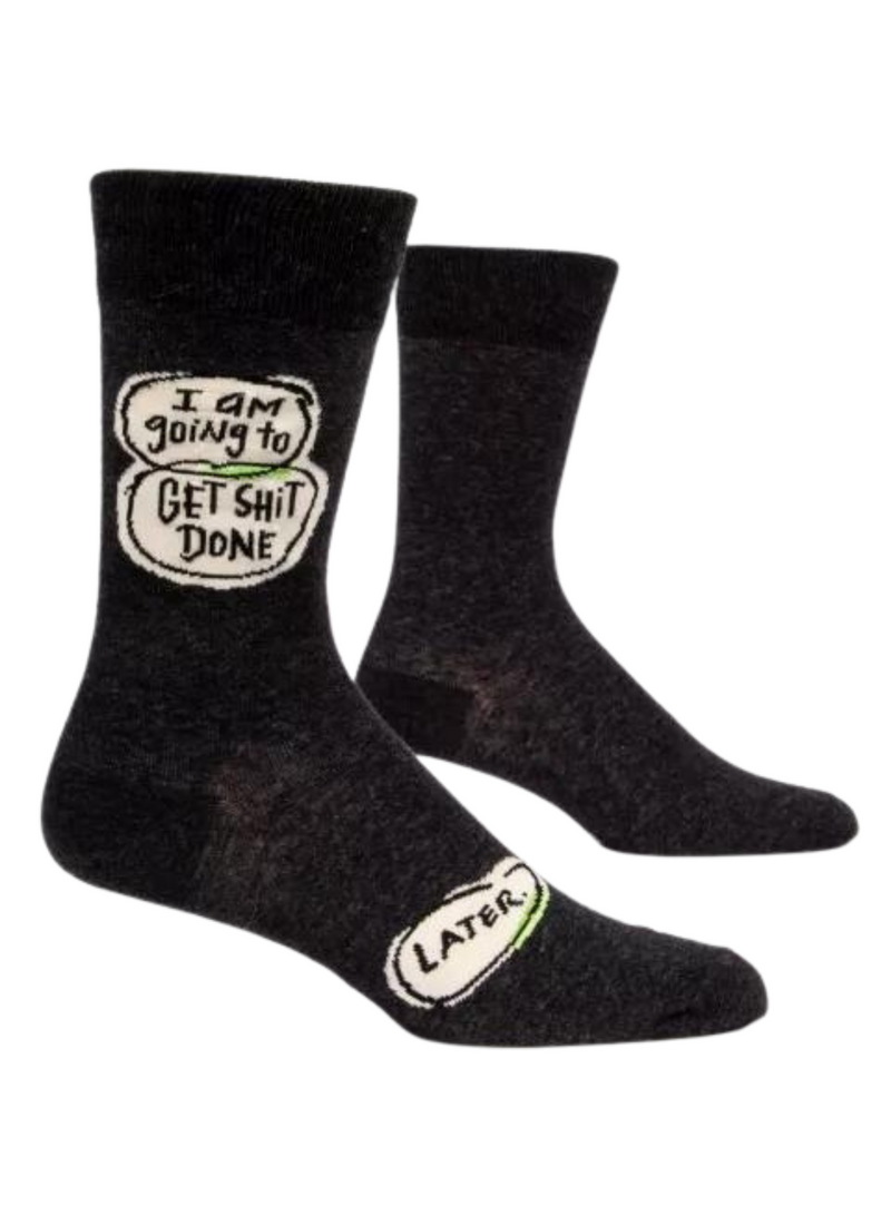 Get Shit Done Men's Socks