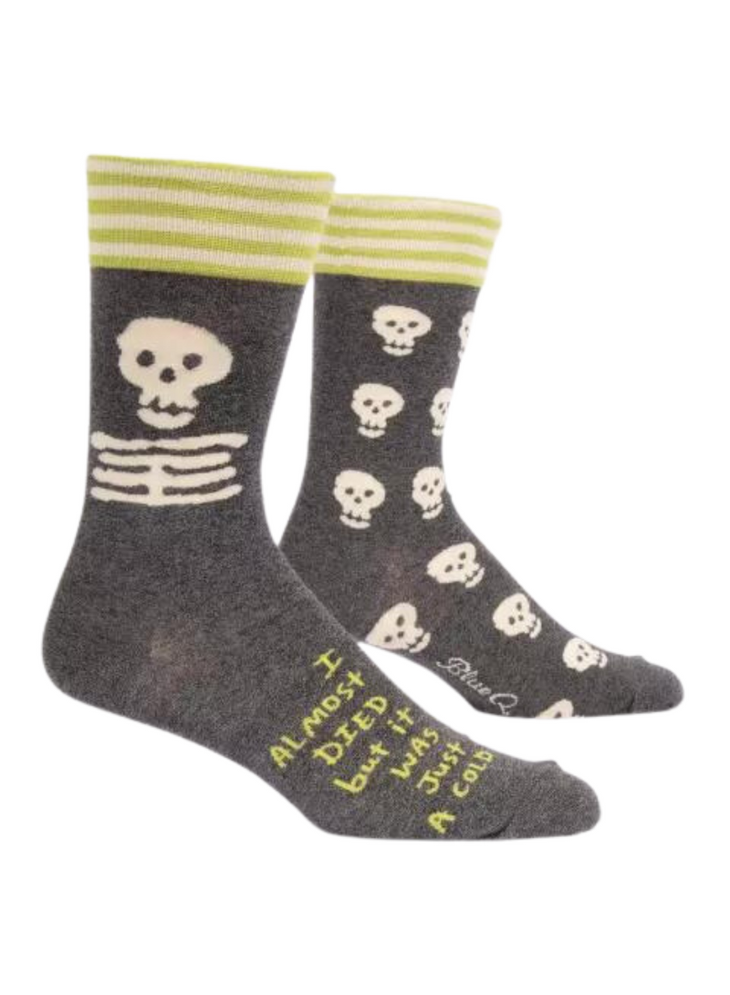 I Almost Died Men's Socks