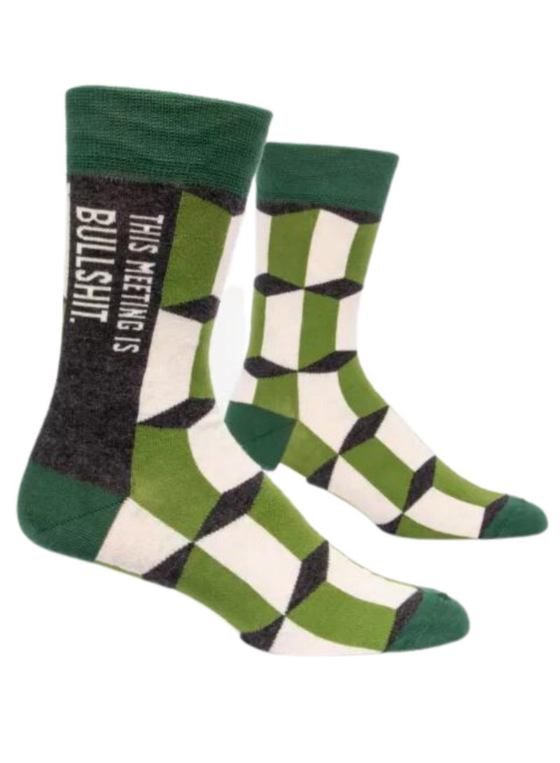 This Meeting Is Bullshit Men's Socks