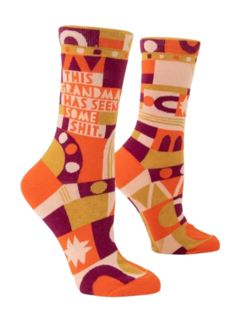 Grandma's Seen Shit Crew Socks