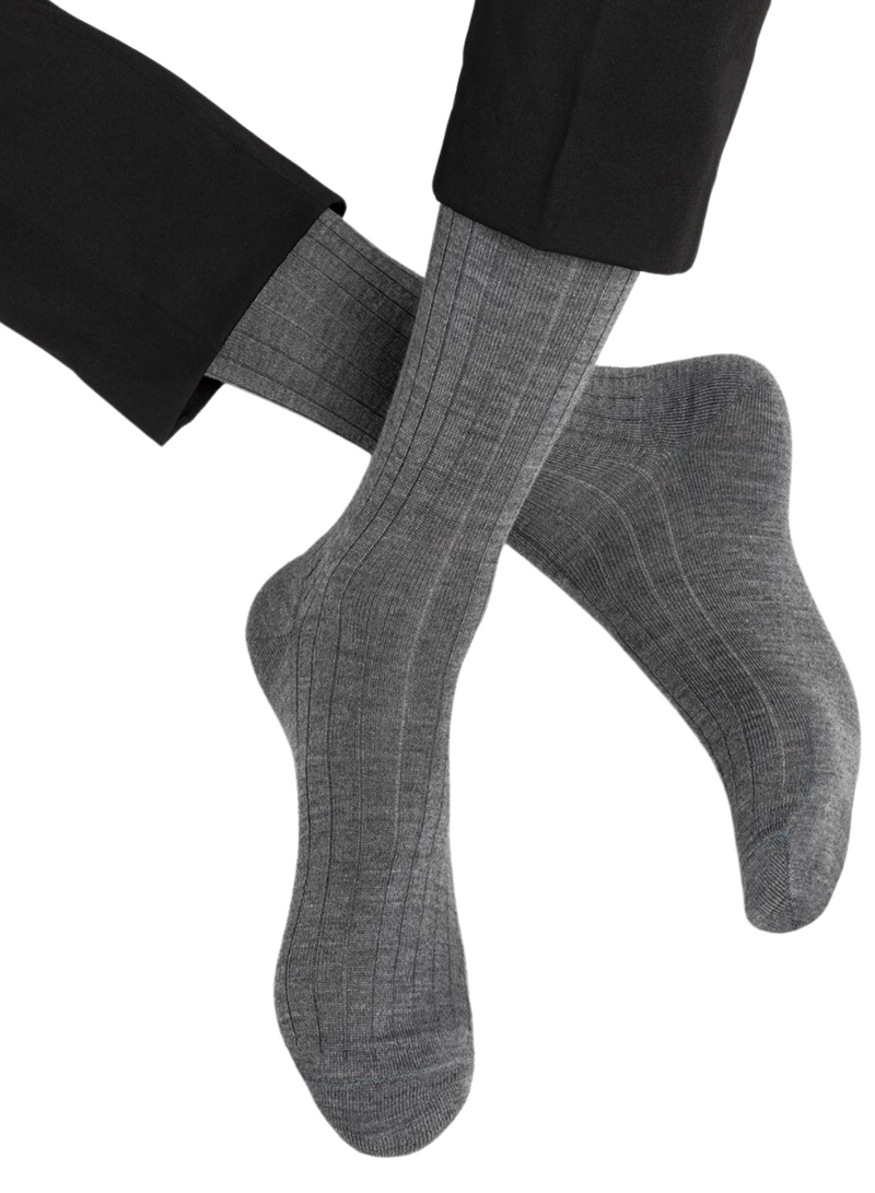 Ribbed Merino Socks