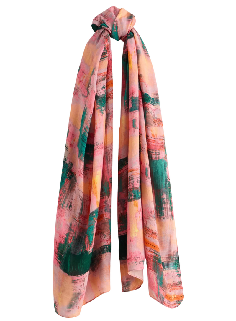 Brush Print Scarf