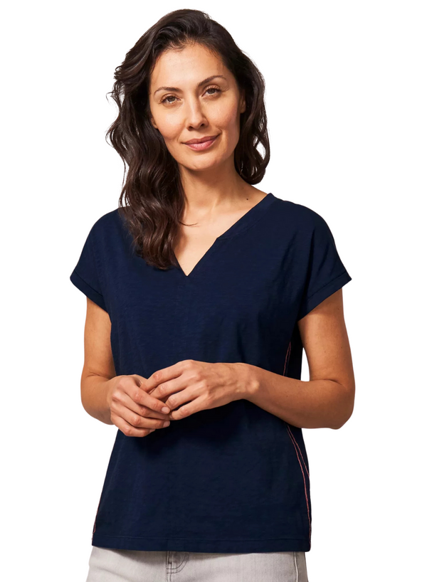 Nelly Notch Neck Tee