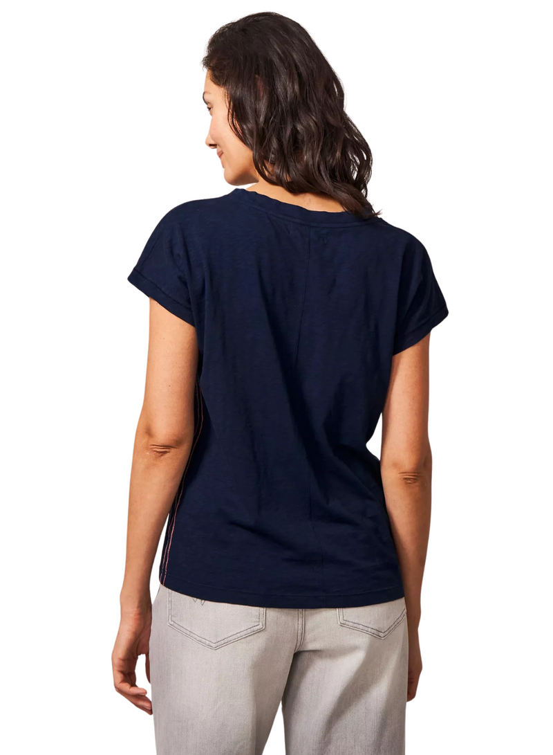 Nelly Notch Neck Tee