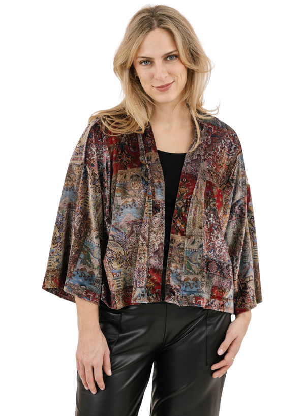 Effie Velvet Cardigan
