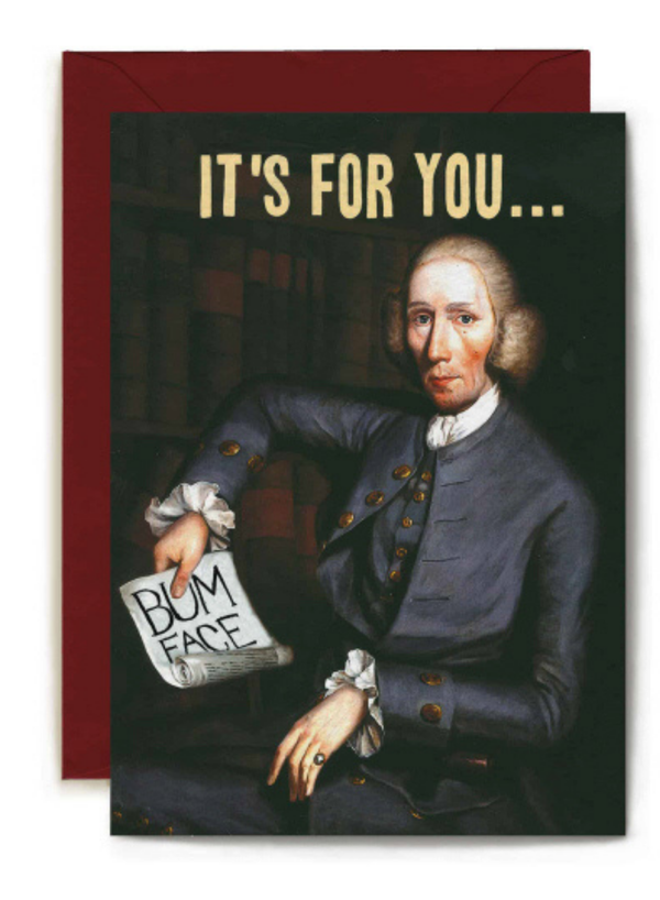 Bum Face Card