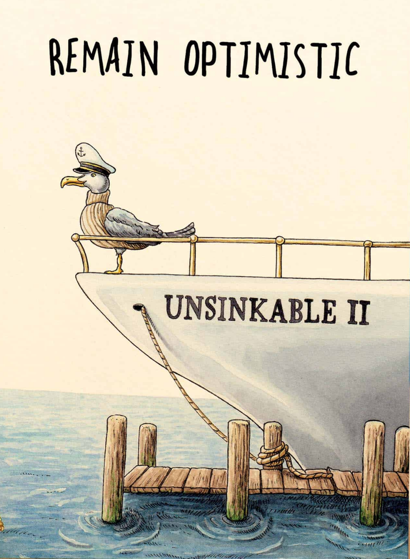 Remain Optimistic Card