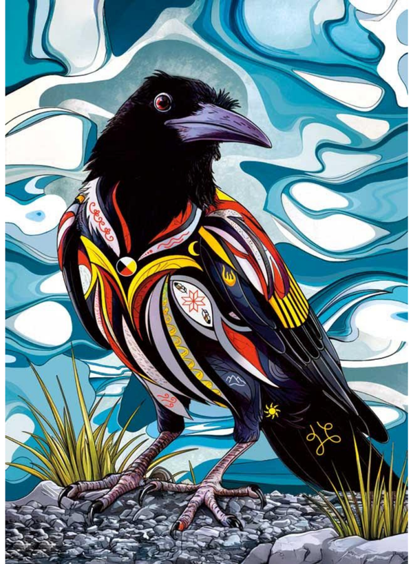 Spirit Crow Art Card