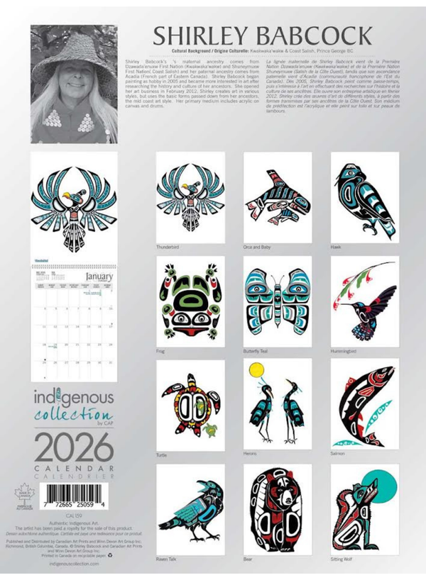Shirley Babcock 2026 Calendar