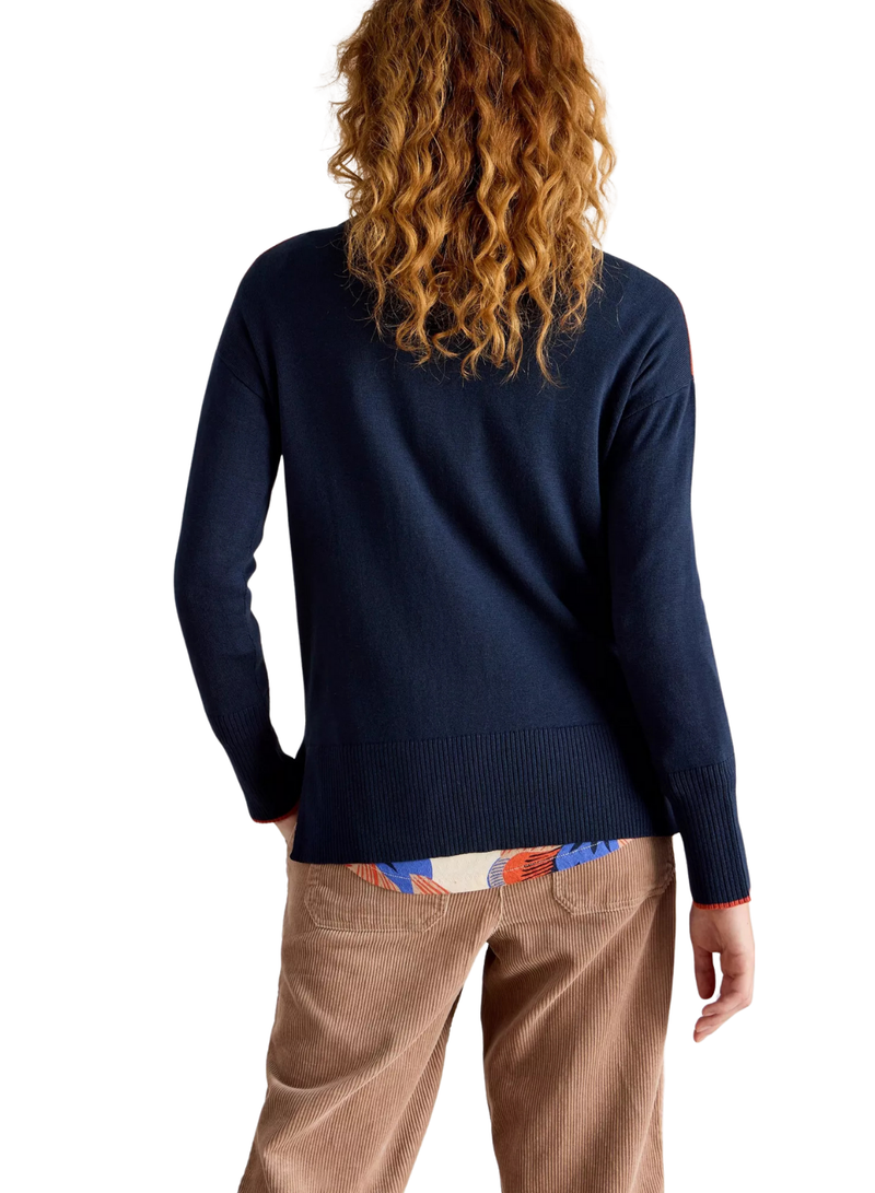 Olive Floral Sweater