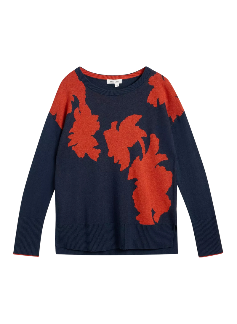 Olive Floral Sweater