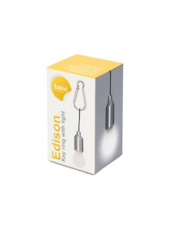 Edison Light Keychain