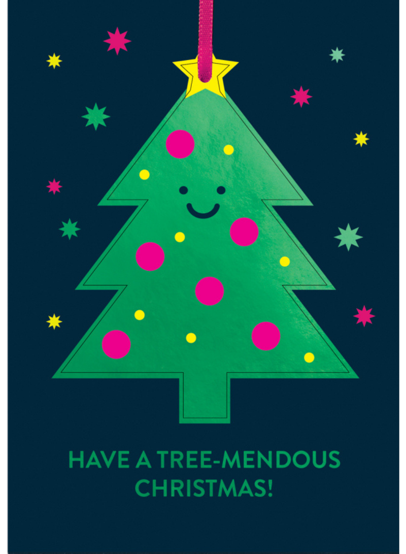 Treemendous Christmas Bauble Card
