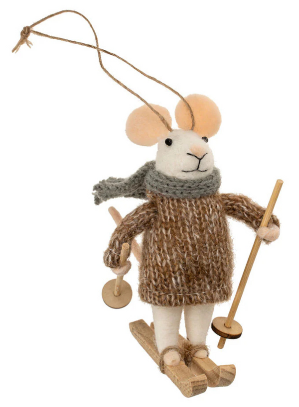 Off-Piste Octavia Mouse Holiday Ornament