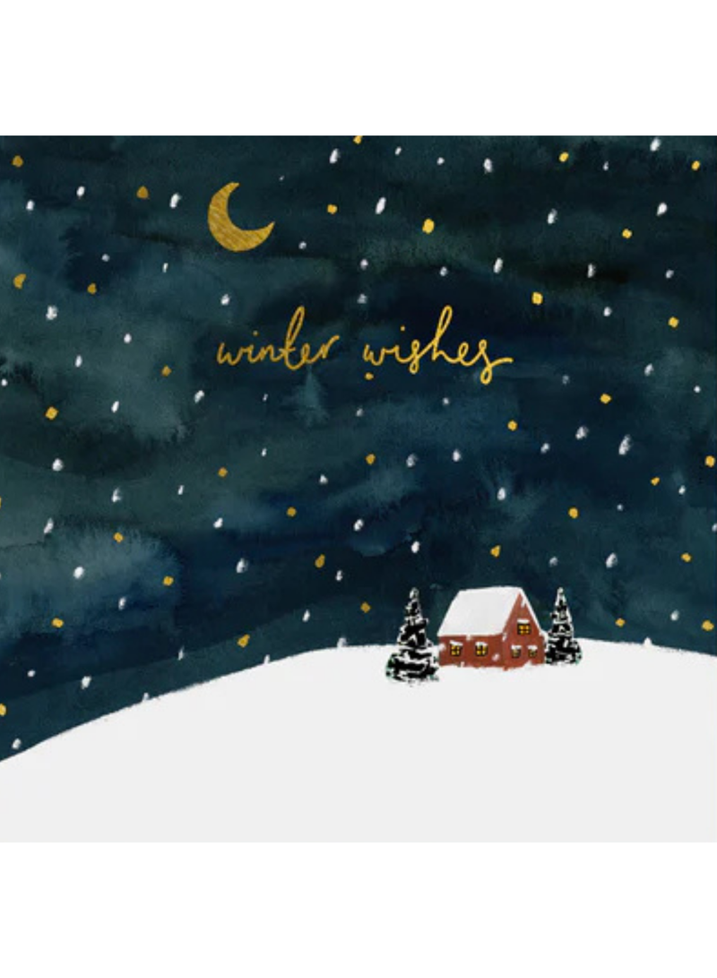 Winter Wishes Forest Walk Card