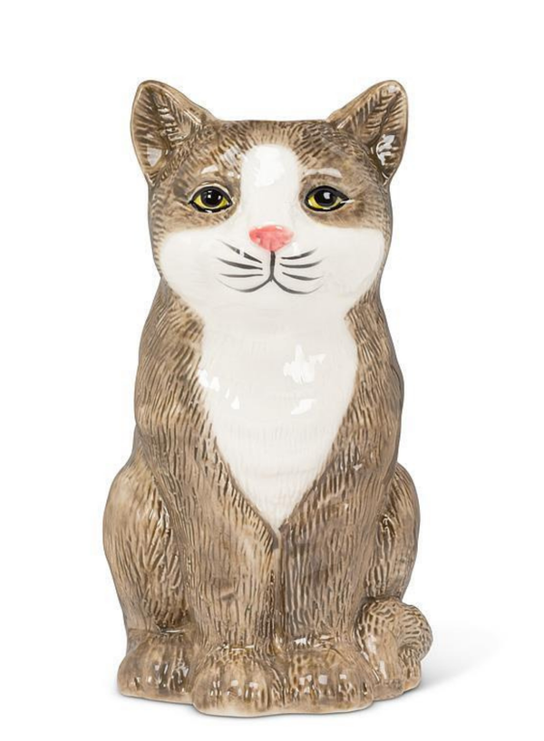 Sitting Cat Vase
