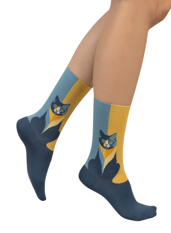 Cat Pattern Socks