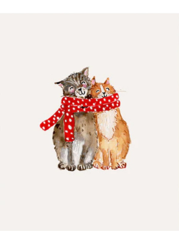 Cosy Cats & Scarf Mini Card