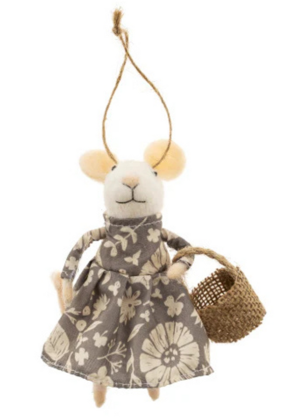 Josephine Mouse Holiday Ornament