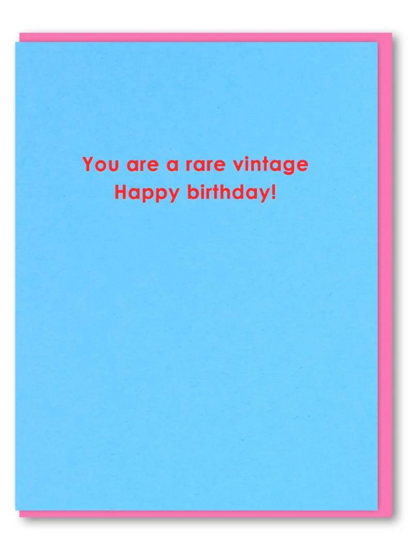 Rare Vintage Birthday Card