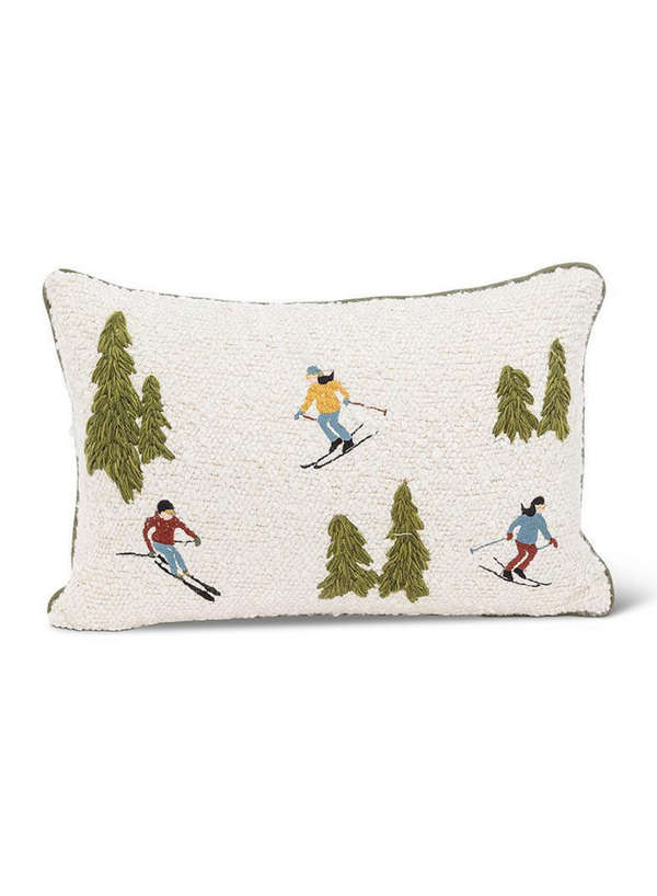 Ski Scene Pillow
