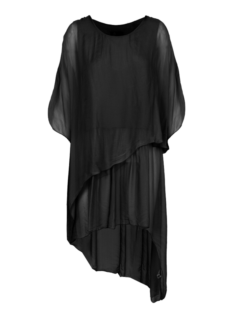 Silky Overlay Tunic