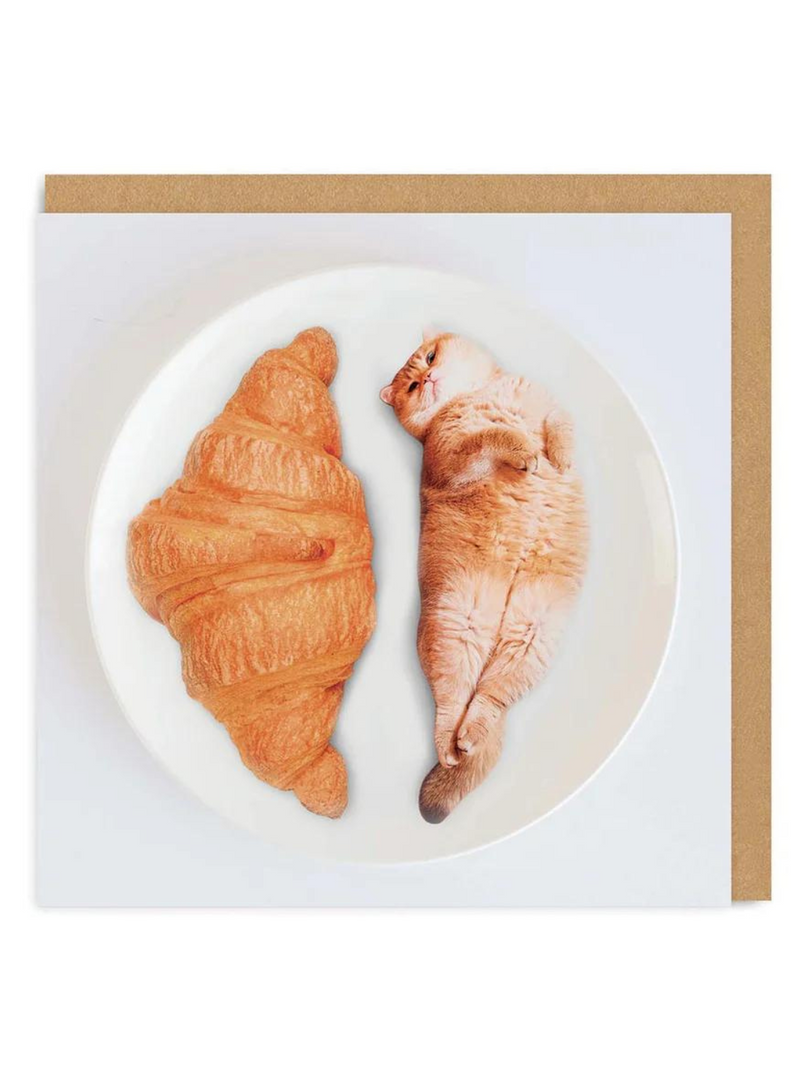 Cat Croissants Card